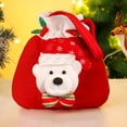 thumbnail image 2 of Clearance Food Storage under $5,Christmas Candy Bag Christmas Fabric Gift Bags Wrapping Bag 3D Xmas Gift Bags Bag Candy Storage Pouch Desktop Decoration Santa Snowman Doll Storage Bag, 2 of 9