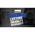 thumbnail image 3 of Open Box Homz Durabilt 15 Gallon Tough Flip Lid Storage Container, Black/Yellow (6 Pack), 3 of 7