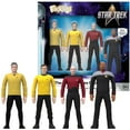 thumbnail image 2 of Tcg Toys Flexfigs: Capitanes de Star Trek - Paquete de 4 personajes - Figuras de acción articuladas Flex It - ¡Poséelo! Miniaturas de juguetes coleccionables con licencia para niños a partir de 3 año, 2 of 5
