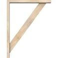 thumbnail image 3 of Ekena Millwork 3 1/2"W x 26"D x 34"H Traditional Block Smooth Bracket w/ Offset Brace, Douglas Fir, 3 of 25