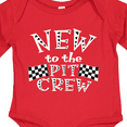 thumbnail image 4 of Inktastic New to the Pit Crew Racing Flags Boys or Girls Long Sleeve Baby Bodysuit, 4 of 5