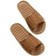 thumbnail image 4 of 1 par de pantuflas nórdicas tejidas de ratán y hierba para el hogar, para hombres y mujeres., 4 of 5