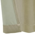 thumbnail image 4 of ThermaLogic Galati Room Darkening Dual Header Herringbone Curtain Panel 52" x 84" - Linen, 4 of 5