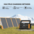 560W Power Station, Flashfish 520Wh/140400mAh Portable Solar Generator for CPAP Machine Outdoor RV/Van Camping Blackout Emergency