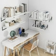thumbnail image 2 of Rustic Floating Shelves for Wall W x D Wood Deep Wall Shelves Set of Wide Floating Bookshelf for Living Room Kitchen Office Bedroom Storage & Decoration wi, 2 of 7
