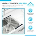 thumbnail image 6 of KBFmore 19 inch Heatproof Collapsible Stainless Steel Rolling up Grid FDA certified and BPA free, 6 of 8