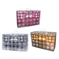thumbnail image 4 of 100 Uds. Adornos para árboles, decoraciones decorativas inastillables para fiestas de vacaciones + 100 Uds., adornos para árboles de Navidad, adornos para árboles de Navidad para W EstiloR BLESIY Colgantes Bolas, 4 of 8