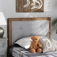 thumbnail image 4 of Baxton Studio Abner Light Grey and Brown Finished Wood Twin Size Headboard, 4 of 7