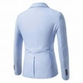 thumbnail image 3 of Nmnitkp Blazer High Quality Wrinkle Resistant Fabric Mens Suit Jacket Slim Fit Sport Coats Blazer for Daily Business Wedding Party Fine Workmanship Sport Coat Jacket Fine Workmanship Suits for Men, 3 of 3