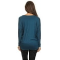 thumbnail image 3 of Women's Trendy Style Dolman Long Sleeves Solid Top, 3 of 3