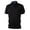 Black, variant on IWRICH Black Polo Shirts for Men Short Sleeve Moisture Wicking T Shirt Collared Solid Casual Button up Tees White XL