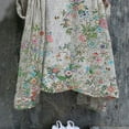 thumbnail image 4 of Robes Grande Taille pour Femmes Mode Grande Taille Vintage Vacances Floral Manches 3/4 Robes Vintage Robes Grande Taille pour Femmes Robes pour Femmes Grande Taille Femmes Robes Grande Taille, 4 of 5