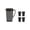 Black, variant on Honmine Plastic Water Pitcher with Lid Handle, 2.2 Liter Clear Measuring Jug, Large Capacity Cold Water Kettle with 4 Cups, for Iced Tea, Juices, Home
