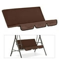 thumbnail image 4 of Garden Swing Seat Cover Patio Cushion Protection Covers Coffee, 4 of 8