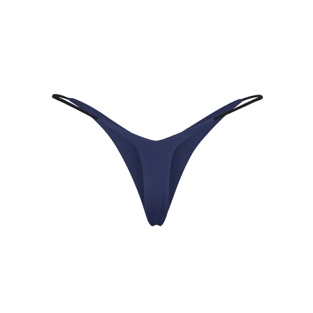 Fulorrnie Underwear for Women Breathable G String Comfort Seamless Panty Thong Hipster Ventilated Panties  Navy  M