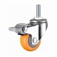 thumbnail image 1 of Heavy-duty transport castors with brake, 360 degree swivel, perfect for sma, 1 of 5