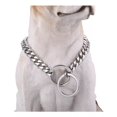 thumbnail image 1 of Loveshine Collar De Cadena Para Perro De Plata Pulida Con Es, 1 of 7