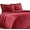 Burgundy, variant on Superior 100% Cotton Geometric Fret Scalloped Bedspread Set Ivory / Full