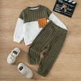 thumbnail image 2 of UYYX 6T Boys Clothes Boy Clothes 12-18 Months Toddler Boy Sweatshirt Outfit Long Sleeve Shirt Jogger Pants Fall Outfits Winter Clothes Set 12-18 Months, 2 of 8