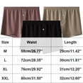 thumbnail image 2 of yillto 3 Pack Shorts for Mens Pajama Bottoms Sleepwear Loungewear Elastic Waist Comfy Pjs Boxer Underwear, 2 of 5