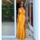 thumbnail image 2 of Vestido de verano para mujer, estilo bohemio, sin mangas, elegante, informal, con tirantes finos y escote en V, para fiesta en la playa, 2 of 5