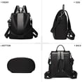 thumbnail image 4 of YNIQUE Backpack Purse for Women Fashion School Purse and Handbags Shoulder Bags Nylon Anti-theft Rucksack, 4 of 4