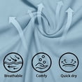 thumbnail image 5 of Aofany Men's UPF 50+ Sun Protection Shirts Outdoor UV Lightweight Hoodie Long Sleeve Fishing Hiking Performance Shirts Rash Guard SPF Shirts with Mask Rash Guard, 5 of 5