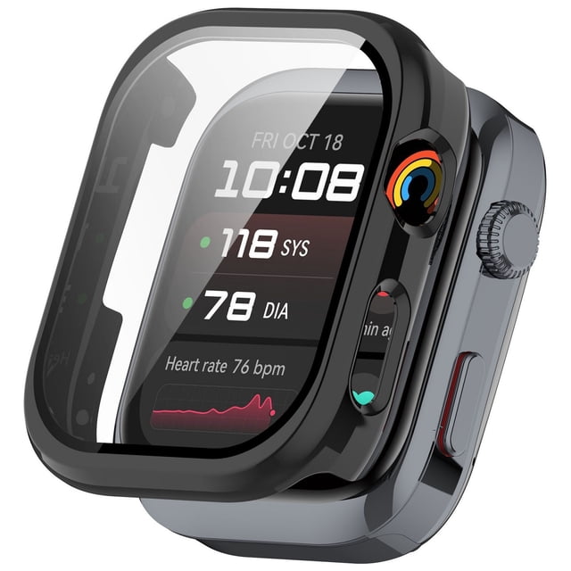 Ergonomic Sports Watch Cover PC & Tempered Glass Anti Drop Stylish Comfortable Functional For Watches