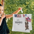 thumbnail image 2 of Cute Kitten USA Flag Hand Towels 2 PCS, American Independence Day Kitchen Towel Ultra Soft and Highly Absorbent,Decorative Fingertip Face Towel for Bathroom Hotel, 28.3"x14.4", 2 of 4