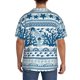 thumbnail image 3 of Fotbe Sea Underwater Jellyfish Camisa Estampada de Manga Corta para Hombre, Casual de Verano, Estilo Playero, Sin Arrugas-Large, 3 of 5