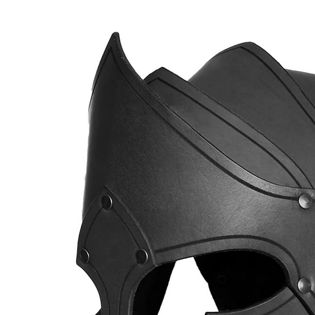 Casco para Cosplay Medieval, casco de caballero , divertido, usable, suave, accesorios para fotos, cuero PU, duradero para fiesta de Halloween Rojo Yinane Sombrero de cosplay | Bodega Aurrera en línea