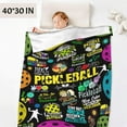 thumbnail image 4 of Pickleball Blanket, Pickleball Gift for Boys Toddler Infant or Newborn Pickleball Throw Warm Cozy Soft Plush Lightweight Bedding 30"x40" for Pet for Sofa,Bed and Living Room, 4 of 6