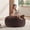Brown, variant on zyoiszvq 3.5ft Bean Bag Chair for Adults with Filling Memory Foam,Adult Bean Bag Chairs with Removable Flannel Cover,Living Room,Bedroom,Dorm