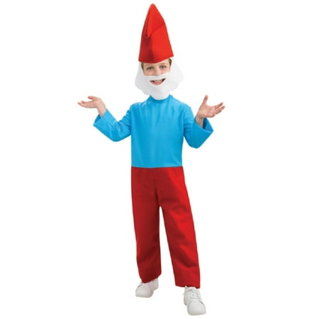 Papa Smurf The Smurfs Cartoon Child Boys Costume Blue Red