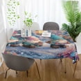 thumbnail image 4 of Qxltty Cute Christmas Gnomes Square Tablecloth 54×72in Thick Wrinkle Resistant Heat Proof Durable Table Cover for Dining Table, 4 of 9