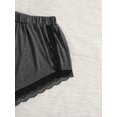 thumbnail image 5 of Asotony Camisole Pajamas Set Sexy Lace Lingerie Shorts Nightgown 2pcs Set, 5 of 5