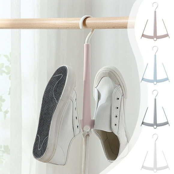 Sentmoon Shoe Racks for Closets Garage Shoe Rack Shoe Drying Rack Windproof Multifunctional Rotating Drying Rack Floor Standing Clothes Hanger Clothes Hanger