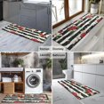 thumbnail image 2 of Pioneer Flower Floral Print Pattern Kitchen Rug Mat,Kitchen Runner Rugs Non Skid Washable,Decorative Kitchen Floor Mats for Kitchen,Sink,Laundry,17"X47", 2 of 5