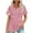 Pink, variant on Womens T Shirts Loose V Neck My Orders Placed By Me Women Casual Tops Cotton Summer Shirts for Island Vacation