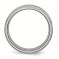 thumbnail image 2 of Primal Steel Titanium Grooved Ridged Edge 8mm Brushed Band, 2 of 7