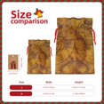 thumbnail image 3 of Fuzoiu Vintage Map Print Christmas Gift Bag,Burlap Gift Bag with Drawstring Closure & Hang Tag,Perfect for Holidays, Birthdays, and Special Occasions-Small, 3 of 7