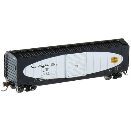 Metal Train Bell - Bachmann Industries 50' Sliding Door Box Central of Georgia Car, N Scale, Operating sliding doors & Metal wheels By Bachmann Trains Ship from US