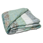 Greenland Home Paradise Patchwork Ruched Throw