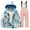 Pink, variant on Boys and Girls Children's Ski Suits Girls Outdoor Thick Windproof Boys Baby Big Children Ski Clothes Waterproof Jumpsuits Winter Warm Snowboard Coat Outdoor Jackets(6,Pink)