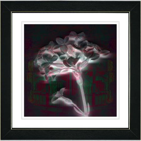 Studio Works Modern Red Floral Montage By Zhee Singer Framed Graphic Art