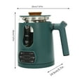 thumbnail image 2 of Temperature Control Electric Tea Kettle, 600W Electric Kettle 140℉ Water Warm Water Boiler & Heater 27oz Multi-functional Electric Teapot w/Digital Display Green, 2 of 21
