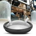 thumbnail image 2 of Eddwiin Plastic Transparent Milk Bucket Lid and Gasket for Milking Machine Two Open Lid, 2 of 8