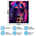 thumbnail image 2 of Colorful Lion with Sunglasses Art Dishwasher Magnet Cover Decorative Sticker for Home Cabinet Kitchen 23" x26", 2 of 5