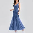 thumbnail image 4 of SMihono Robe Maxi Bohème d'Été pour Femmes Grande Taille Robe Aguichant pour Femmes Robes de Soirée Formelles Robes de Soirée Col Rond Sans Manches Robe de Fête Boîte de Nuit Robe de Plage Robe d'Été, 4 of 8