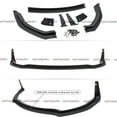 thumbnail image 2 of Front Lip Compatible with 2020-2023 Dodge Charger Hellcat Scat Widebody, H Style Bumper Air Dam Lower Chin Splitter Protection Body Kit Fits for 2020 2021 2022 2023 (Matte Black), 2 of 7